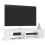 TV-Schrank mit strahlend weißen LED-Leuchten 135x39x30 cm von vidaXL, TV-Möbel - Ref: Foro24-804235, Preis: 77,00 €, Rabatt: %