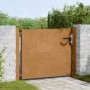 Puerta de jardín acero corten 105x105 cm