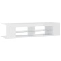 Mueble de TV con luces LED blanco brillante 135x39x30 cm de vidaXL, Muebles TV - Ref: Foro24-804235, Precio: 77,91 €, Descuen...