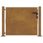 Puerta de jardín acero corten 105x105 cm