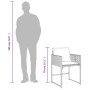 Set comedor jardín 9 pzas y cojines ratán sintético gris
