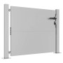 Puerta de jardín acero corten 105x105 cm