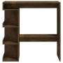 Stehtisch mit Regal aus geräucherter Eiche 100x50x101,5 cm von vidaXL, Küchen- und Esstische - Ref: Foro24-812960, Preis: 82,...