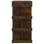Stehtisch mit Regal aus geräucherter Eiche 100x50x101,5 cm von vidaXL, Küchen- und Esstische - Ref: Foro24-812960, Preis: 82,...