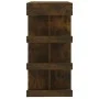 Tall table with smoked oak shelf 100x50x101.5 cm by vidaXL, Kitchen and dining tables - Ref: Foro24-812960, Price: 85,61 €, D...