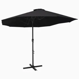Sonnenschirm mit schwarzer Aluminiumstange 460x270 cm von vidaXL, Sonnenschirme - Ref: Foro24-47302, Preis: 164,37 €, Rabatt: %