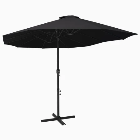 Sonnenschirm mit schwarzer Aluminiumstange 460x270 cm von vidaXL, Sonnenschirme - Ref: Foro24-47302, Preis: 164,37 €, Rabatt: %