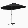 Sonnenschirm mit schwarzer Aluminiumstange 460x270 cm von vidaXL, Sonnenschirme - Ref: Foro24-47302, Preis: 164,37 €, Rabatt: %