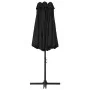 Garden umbrella with black aluminum pole 460x270 cm by vidaXL, Umbrellas - Ref: Foro24-47302, Price: 164,37 €, Discount: %