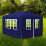 Carpa para fiestas azul 3x4 m de vidaXL, Carpas y cenadores - Ref: Foro24-90335, Precio: 88,22 €, Descuento: %
