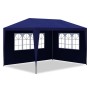 Carpa para fiestas azul 3x4 m de vidaXL, Carpas y cenadores - Ref: Foro24-90335, Precio: 98,66 €, Descuento: %