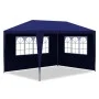 Carpa para fiestas azul 3x4 m de vidaXL, Carpas y cenadores - Ref: Foro24-90335, Precio: 88,22 €, Descuento: %