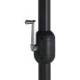Sombrilla de jardín con palo de aluminio negro 460x270 cm de vidaXL, Sombrillas - Ref: Foro24-47302, Precio: 140,29 €
