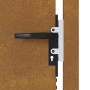 Puerta de jardín acero corten 105x105 cm
