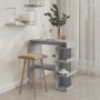 Sonoma grauer Stehtisch mit Aufbewahrungsregal, 100 x 50 x 101,5 cm von vidaXL, Küchen- und Esstische - Ref: Foro24-812961, P...