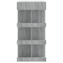 Sonoma grauer Stehtisch mit Aufbewahrungsregal, 100 x 50 x 101,5 cm von vidaXL, Küchen- und Esstische - Ref: Foro24-812961, P...