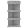 Betongrauer Stehtisch aus Sperrholz mit Aufbewahrung, 100 x 50 x 101,5 cm von vidaXL, Küchen- und Esstische - Ref: Foro24-809...