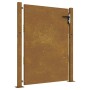 Puerta de jardín acero corten 105x130 cm