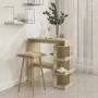 Oak plywood storage shelf bar table 100x50x101.5 cm by vidaXL, Kitchen and dining tables - Ref: Foro24-809452, Price: 81,47 €...