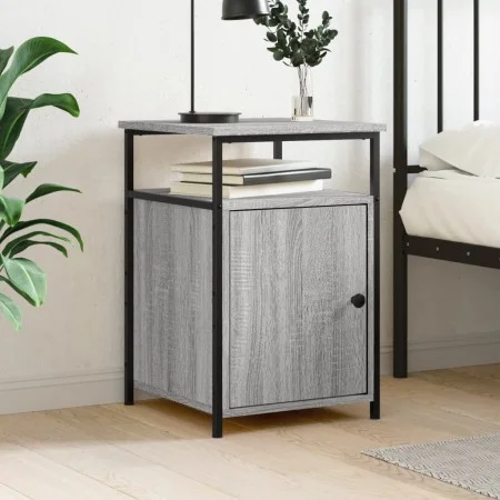 Nachttisch aus grauem Sonoma-Sperrholz, 40 x 42 x 60 cm von vidaXL, Nachttische - Ref: Foro24-826039, Preis: 44,60 €, Rabatt: %
