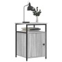 Mesita de noche madera contrachapada gris Sonoma 40x42x60 cm de vidaXL, Mesitas de noche - Ref: Foro24-826039, Precio: 45,08 ...