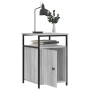 Mesita de noche madera contrachapada gris Sonoma 40x42x60 cm de vidaXL, Mesitas de noche - Ref: Foro24-826039, Precio: 45,08 ...