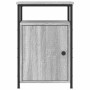 Mesita de noche madera contrachapada gris Sonoma 40x42x60 cm de vidaXL, Mesitas de noche - Ref: Foro24-826039, Precio: 45,08 ...