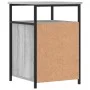 Nachttisch aus grauem Sonoma-Sperrholz, 40 x 42 x 60 cm von vidaXL, Nachttische - Ref: Foro24-826039, Preis: 44,60 €, Rabatt: %