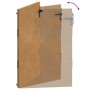 Puerta de jardín acero corten 105x130 cm