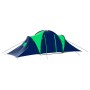 Zelt für 9 Personen aus blauem und grünem Stoff von vidaXL, Zelte - Ref: Foro24-90412, Preis: 145,45 €, Rabatt: %