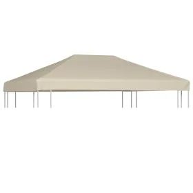 Gazebo awning 310 g/m² 4x3 m beige by vidaXL, Covers for tents and gazebos - Ref: Foro24-44784, Price: 84,74 €, Discount: %