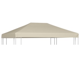 Pavillon-Markise 310 g/m² 4x3 m beige von vidaXL, Abdeckungen für Zelte und Pavillons - Ref: Foro24-44784, Preis: 63,43 €, Ra...