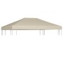 Toldo de cenador 310 g/m² 4x3 m beige