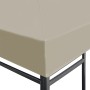 Pavillon-Markise 310 g/m² 4x3 m beige von vidaXL, Abdeckungen für Zelte und Pavillons - Ref: Foro24-44784, Preis: 63,43 €, Ra...
