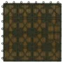 Verandafliesen tiefes Relief WPC 30x30 cm 1 m² Teak 11 Einheiten von vidaXL, Böden und Teppiche - Ref: Foro24-45037, Preis: 7...
