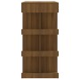 Stehtisch mit Regal aus brauner Eiche 100x50x101,5 cm von vidaXL, Küchen- und Esstische - Ref: Foro24-812962, Preis: 76,97 €,...
