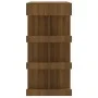 Tall table with oak brown shelf 100x50x101.5 cm by vidaXL, Kitchen and dining tables - Ref: Foro24-812962, Price: 74,78 €, Di...