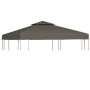 Gazebo awning 2 levels 310 g/m² 3x3 m taupe by vidaXL, Covers for tents and gazebos - Ref: Foro24-44756, Price: 56,76 €, Disc...