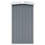Brennholzkiste aus grau verzinktem Stahl, 330 x 92 x 153 cm von vidaXL, Zubehör für Taschen und Brennholzhalter - Ref: Foro24...