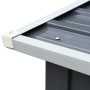 Firewood box gray galvanized steel 330x92x153 cm by vidaXL, Accessories for bags and firewood holders - Ref: Foro24-44860, Pr...