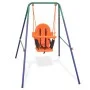 Baby swing with orange safety harness by vidaXL, Swings and play structures - Ref: Foro24-91360, Price: 95,69 €, Discount: %