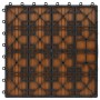 WPC-Verandafliesen 30x30 cm 1 m² Teakfarbe 11 Einheiten von vidaXL, Böden und Teppiche - Ref: Foro24-45024, Preis: 62,58 €, R...