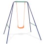 Single swing and children's swing 2 in 1 orange by vidaXL, Swings and seesaws - Ref: Foro24-91362, Price: 115,92 €, Discount: %