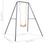 Orange individual swing by vidaXL, Swings and seesaws - Ref: Foro24-91361, Price: 79,76 €, Discount: %