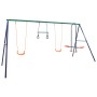 Schaukelset mit Turnringen und 4 Stahlsitzen von vidaXL, Schaukeln und Spielgeräte - Ref: Foro24-92315, Preis: 222,48 €, Raba...