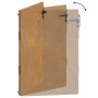 Puerta de jardín acero corten 105x155 cm