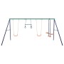 Schaukelset mit Turnringen und 4 Stahlsitzen von vidaXL, Schaukeln und Spielgeräte - Ref: Foro24-92315, Preis: 222,48 €, Raba...