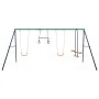 Swing set with gymnastics rings and 4 steel seats by vidaXL, Swings and play structures - Ref: Foro24-92315, Price: 219,65 €,...