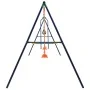 Swing set with gymnastics rings and 4 steel seats by vidaXL, Swings and play structures - Ref: Foro24-92315, Price: 219,65 €,...