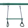 Swing set with gymnastics rings and 4 steel seats by vidaXL, Swings and play structures - Ref: Foro24-92315, Price: 219,65 €,...